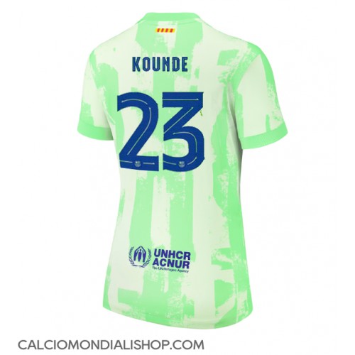 Maglie da calcio Barcelona Jules Kounde #23 Terza Maglia Femminile 2024-25 Manica Corta